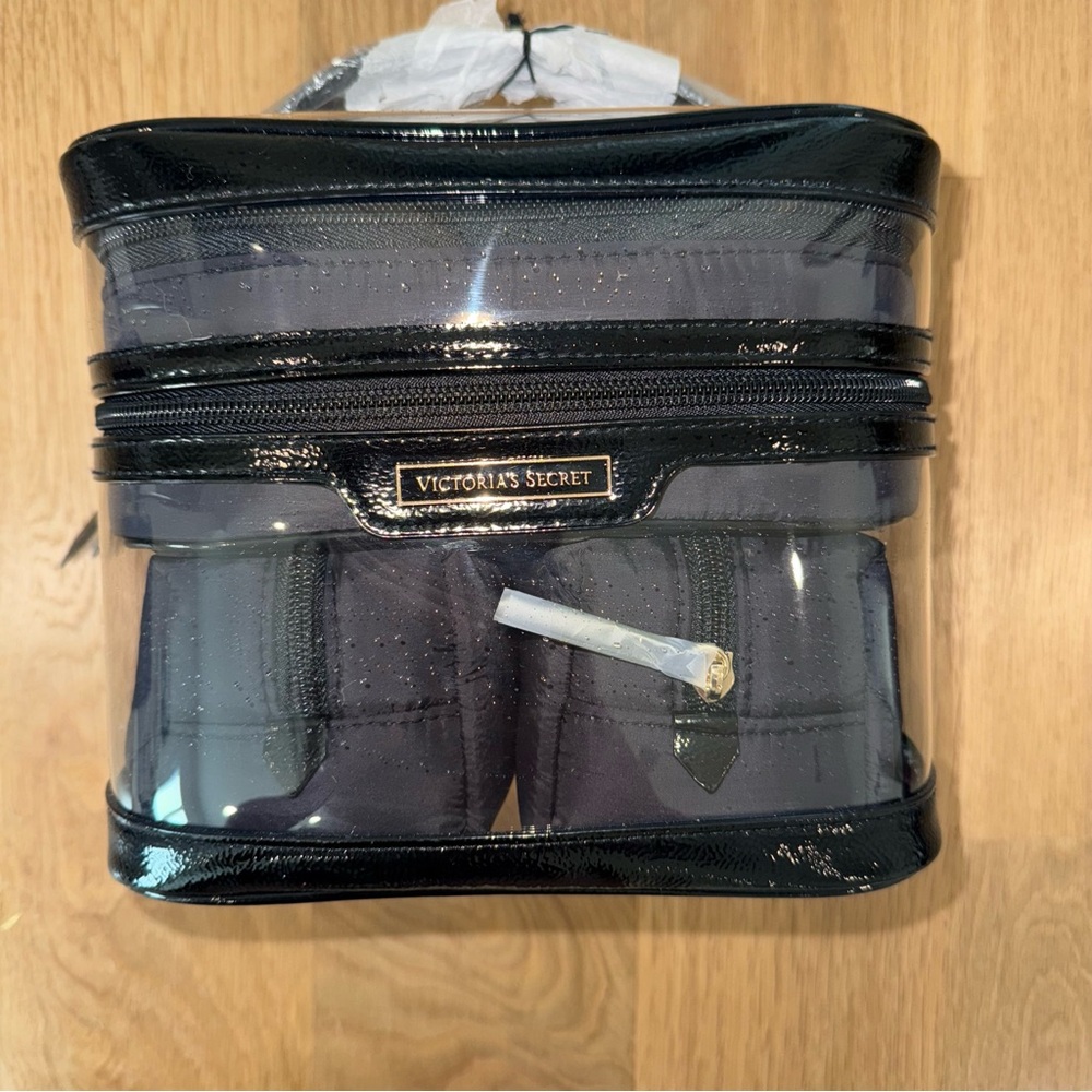 Victoria's Secret Black Cosmetic Bag